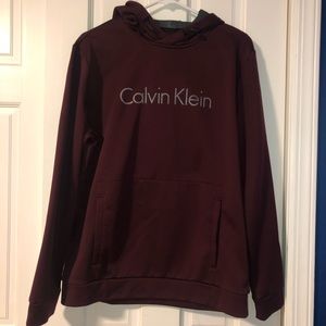 NEVER WORN Calvin Klein Maroon Sweatshirt
